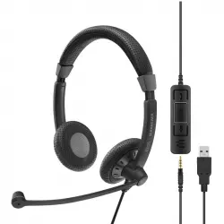 Sennheiser Impact SC 75 Auriculares Negros