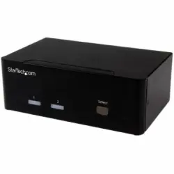 Startech.com Conmutador Kvm 2 Puertos Vga Dobles 2 Puertos Usb Audio