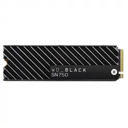 WD Black SN750 NVMe 500GB SSD M.2 PCI Express 3.0 con Disipador Térmico