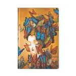 Agenda Flexi anual 2024 Paperblanks Mini semana vista horizontal Madama Butterfly