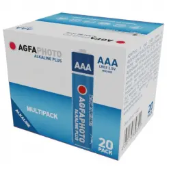 Agfaphoto LR03 Pilas Alcalinas Plus Micro AAA 1.5 V 20 Unidades
