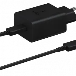 Cargador - Samsung EP-T1510XBEGEU, Cable USB-C, 1 m, 15W, Carga rápida, Negro