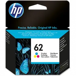 Cartucho de tinta - HP 62, Tricolor, C2P06AE