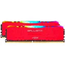Crucial Ballistix DDR4 3200Mhz PC4-25600 32GB 2x16GB CL16 Roja
