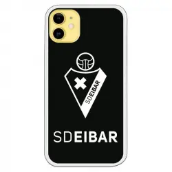 Funda del Eibar Escudo Fondo Negro Licencia Oficial SD Eibar para iPhone 11