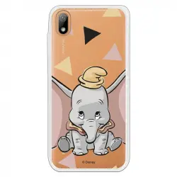 Funda Oficial Disney Dumbo Silueta Transparente Para Huawei Y5 2019