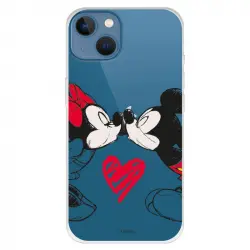 Funda Para Iphone 13 Oficial De Disney Mickey Y Minnie Beso - Clásicos Disney