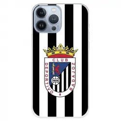 Funda Para Iphone 13 Pro Max Del Badajoz Escudo Blanquinegro - Licencia Oficial Club Deportivo Badajoz