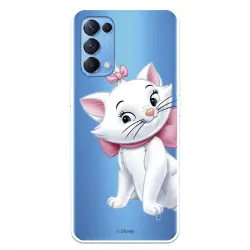 Funda Para Oppo Find X3 Lite Oficial De Disney Marie Silueta - Los Aristogatos
