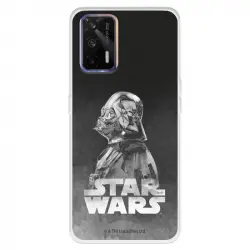 Funda Para Realme Gt Oficial De Star Wars Darth Vader Fondo Negro - Star Wars