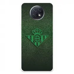 Funda Para Xiaomi Redmi Note 9t Del Betis Escudo Verde Fondo Trama - Licencia Oficial Real Betis Balompié