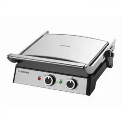 Grill Eléctrico De Contacto 3en1 2000w Antiadherente Acero