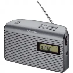 Grundig Music 61 Radio Despertador Portátil Gris