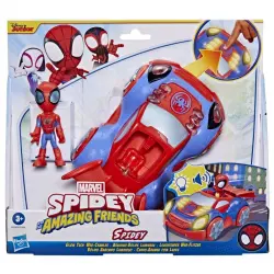 Hasbro Original Spidey y sus Increíbles Amigos Marvel Bólido Arácnido Luminoso