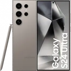 Móvil - Samsung Galaxy S24 Ultra, Titanium Gray, 256GB, 12GB RAM, 6.8" QHD+, Qualcomm Snapdragon 8, 5000mAh, Android 14