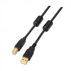 Nanocable Cable USB 2.0 Impresora Alta Calidad Tipo A/B Macho/Macho 3m