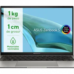 Portátil - ASUS ZenBook S 13 OLED UX5304VA-NQ299W, 13.3 " 3K, Intel® Evo™ Core™ i7-1355U, 16GB RAM, 1TB SSD, Iris® Xe, Windows 11 Home