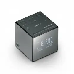 Sony Radio Despertador Doble Negro/plata - Xdrc1dbp