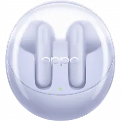 Auriculares True Wireless - OPPO Enco Air3, Autonomía 6h, Alcance 10m, Reducción de ruido, Lila