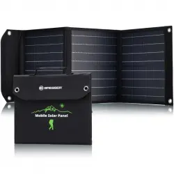 Bresser Cargador Solar Móvil Ultracompacto 40W con Salida USB y DC