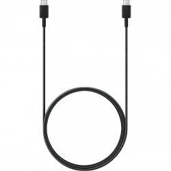 Cable USB C - Samsung EP-DX310JBEGEU, 1.8m, 3 A, Macho-Macho, Negro