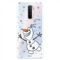 Funda para Realme X2 Pro Oficial de Disney Olaf Transparente Frozen