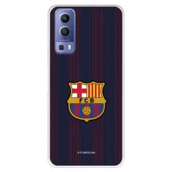 Funda Para Vivo Y72 5g Del Barcelona Rayas Blaugrana - Licencia Oficial Fc Barcelona