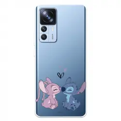 Funda Para Xiaomi 12t Oficial De Disney Angel & Stitch Beso - Lilo & Stitch