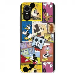 Funda Para Zte Blade A31 Plus Oficial De Disney Mickey Comic - Clásicos Disney