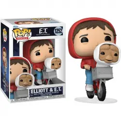 Funko Pop Movies E.T Elliot con E.T en Bicicleta