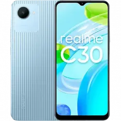 Móvil - realme C30 4G, Azul, 32 GB, 3 GB RAM, 6.5" HD+, Unisoc T612, 5000 mAh, Android