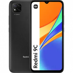 Móvil - Xiaomi Redmi 9C, Negro, 128 GB, 4 GB RAM, 6.53" HD+, MediaTek Helio G35, 5000 mAh, Android