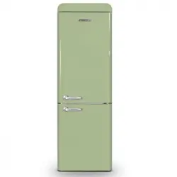 Schneider Scb300vva Frigorífico Combi Con Ventilador 300l Vintage A++/e Verde Almendra