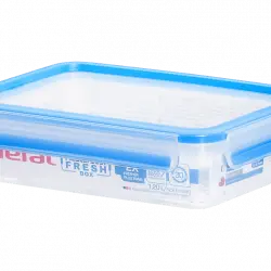 Tupper - Tefal MasterSeal K3021412, Envase hermético, 1.2L, Azul, Transparente