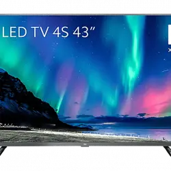 TV LED 43" - Xiaomi Mi 4S UHD 4K, Quad Core, BT, Android TV, PatchWall, Google Assistant, Chromecast, Gris