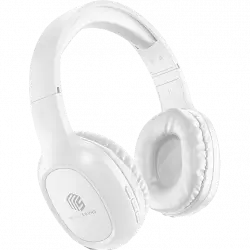 Auriculares inalámbricos - Music Sound Basic, Bluetooth, Autonomía 14h, Tiempo de carga 2h, Blanco