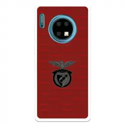 Funda Para Huawei Mate 30 Pro Del Escudo Fondo Granate - Licencia Oficial Benfica