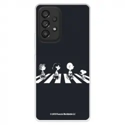 Funda Para Samsung Galaxy A53 5g Oficial De Peanuts Personajes Beatles - Snoopy