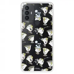 Funda Para Tcl 30 Se Oficial De Disney Chip Potts Siluetas - La Bella Y La Bestia