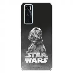 Funda Para Vivo Y70 Oficial De Star Wars Darth Vader Fondo Negro - Star Wars