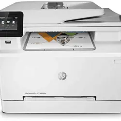 Impresora multifunción - HP Color LaserJet Pro M283fdw, 22 ppm, 600 x ppp, Fax a color, USB, Blanco