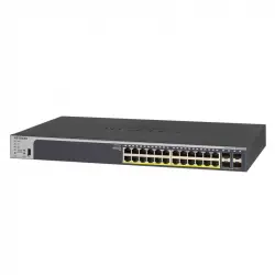 Netgear Gs728tpp-200eus Switch Smart Managed Pro ProSAFE de 24 puertos Gigabit PoE+ Ethernet con 4 puertos SFP 380W