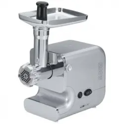 Picadora De Carne Eléctrica, Embutidora Salchichas, 3 Discos Corte Y Cuchilla Acero Inoxidable Plata 1200w Clatronic Fw 3506