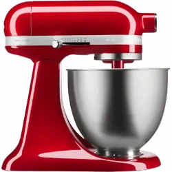 Robot de cocina - KitchenAid 5KSM3311XECA, 250 W, 3.3 l, 3 Funciones, 10 Velocidades, Rojo