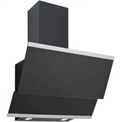 Silverline Campana Inclinada Decorativa 60cm 621m3/h Negra - H22160009
