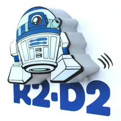 3DLightFX 14273 Luz Quitamiedos 3D StarWars Mini R2-D2