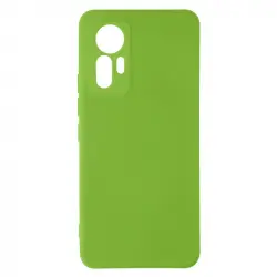 Avizar Funda de Silicona Semirrígida con Acabado Soft-Touch Fina Verde para Xiaomi 12 Lite