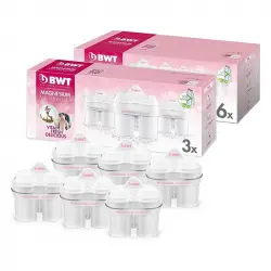 BWT Magnesium Mineralizer Pack de 9 Filtros con Magnesio Longlife Mg2+