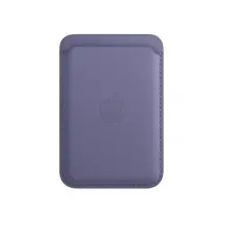 Cartera de piel con MagSafe Lavanda para iPhone 13