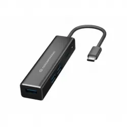 Conceptronic DONN08B Hub USB con Lector de Tarjetas